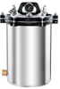 portable steam autoclave with SUS 304 stainless steel and dual heating function