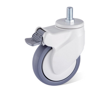 High-Quality Hospital Casters 5 Inch Swivel Brake Caster for Medical Equipment