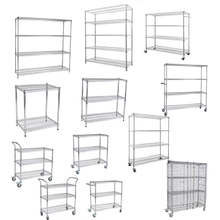 Medical Supply Shelving And Storage Wire Shelf in Hospital