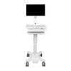 djustable Height Aluminum Frame Mobile Computer Workstation Cart