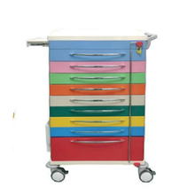 ZQ-E670-C14 Hosptial Pediatric Emergency Cart with 9 Drawers