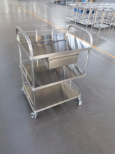 ZQ-SS625X 304 Stainless Steel Dressing Trolley with drawer