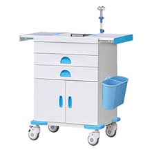 ZQ-ET680-01H Medication For Emergency Instrument Trolley with wheel