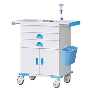ZQ-ET680-01H Medication For Emergency Instrument Trolley with wheel