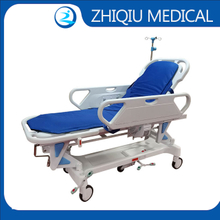 ZQ-TSM-01H Cheap Price Hospital Manual Crank Patient Stretcher Trolley