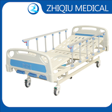 China Hospital Equipment Reliable 3 function Manual Medical Beds for Sale