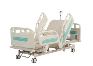 ZQ-BE4-1B 5-Function Electric Hospital Bed with Adjustable Height & Auto-Contour – China Manufacturer
