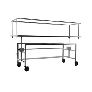 304 stainless steel mortuary body transfer trolley