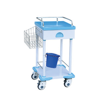 ZQ-CT400 Multi-functional Mobile Hospital Powder Coating Steel Treatment Emergency Cart