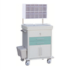 Aluminium Column Metal Medical Anestesia Trolley 5 Drawers for Hospital