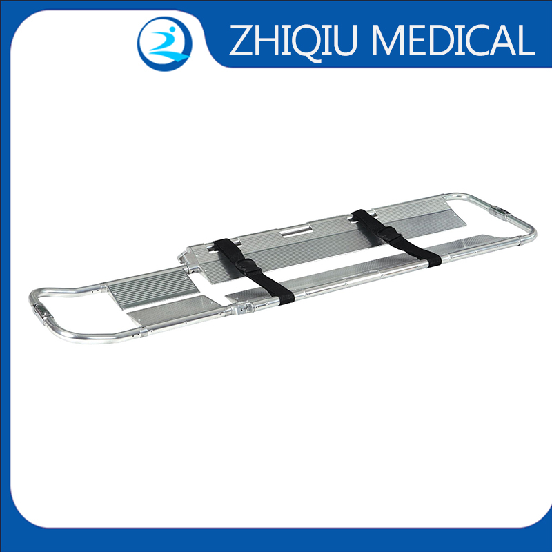 ZQ-CS1 Aluminum Alloy Hospital Instrument Scoop Stretcher Ambulance Used Emergency Stretcher For Sale