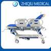 Manual Crank Patient Transfer Stretcher Trolley with Four Side Rail for Sell 
