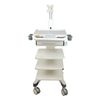 ABS Worktop Hospital Trolley Adjustable ultrasound cart
