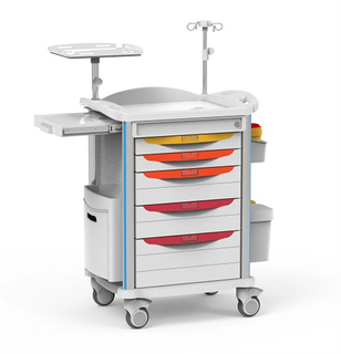 ZQ-ET750NH Abs Emergency Medical Hospital Trolley Crash Cart