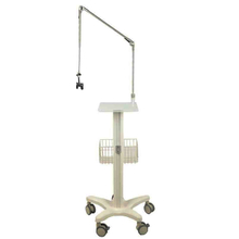 ZQ-YQ-V8523 Compact Ventilator Support Stand Cart with Cable Management Hooks