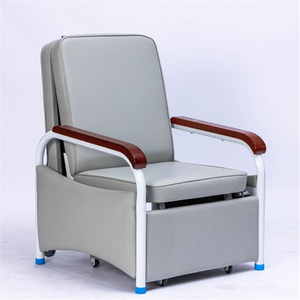 Portable Medical Attendant Chair | Hospital Reclining Sleeping Bed
