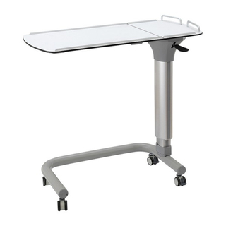 ZQ-BT-T01 Tilt Top Adjustable Height Tilted Bedside Table with Aluminum Guardrails
